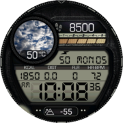Classic Retro Weather Digital ECO07