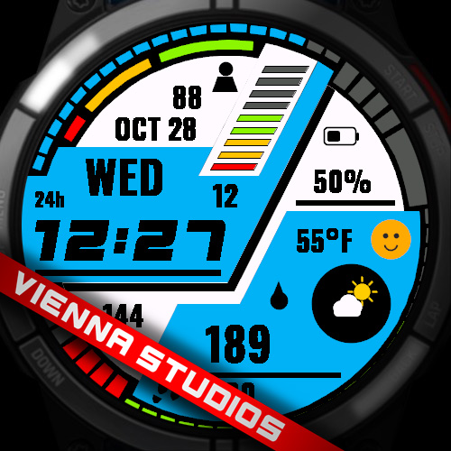 Vienna SportOne Digital Watch Face
